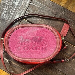 Coach horse carriage crossbody